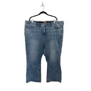 Torrid Feel The Fit Crop Sky High Bootcut Denim Blue Jeans Women’s Size 26/ 4X